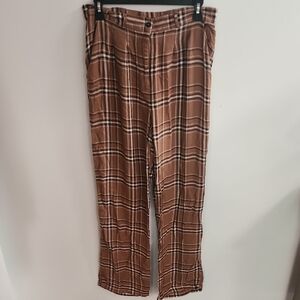 No Boundaries Plaid Trousers
